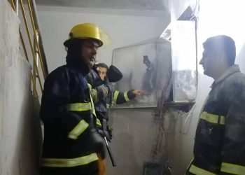 ئاگر لە بەشە ناوخۆیی قوتابیان كەوتەوە