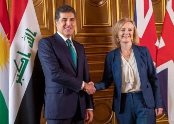 سەرۆكی هەرێمی كوردستان نامەیەكی لە سەرۆك وەزیرانی بریتانیا پێگەیشت