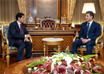 نێچیرڤان بارزانی پێشوازی له‌ كونسولی نوێی كوێت كرد