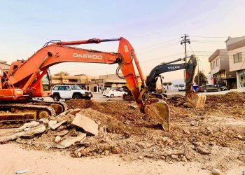 كاركردن لە دوو سايدى بەردەم زانكۆی سۆران بەردەوامە