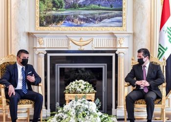 سەرۆکی حکومەتی هەرێمی کوردستان پێشوازی لە شاندێکی باڵای ژووری بازرگانیی کلدانی ئەمەریکی و دامەزراوەی کۆمەڵگەی کلدانییەکان دەکات