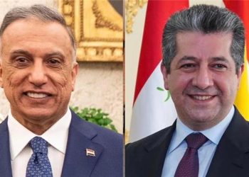 مستەفا کازمی پیرۆزبایی لە مەسرور بارزانی دەکات