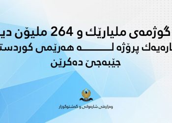 وه‌زراه‌تى شاره‌وانى و گه‌شتوگوزار كۆمه‌ڵێك پرۆژه‌ى نوێي راگه‌ياند