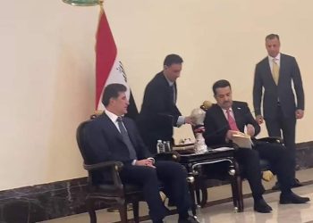 بەوێنە: پێشوازی لەشاندی هەڵبژاردەی تۆپی پێی عێراق کرا