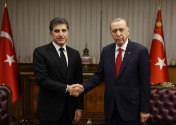 نێچیرڤان بارزانی لەگەڵ ئەردۆغان کۆبووەوە