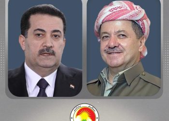سەرۆك بارزانی دەستخۆشی لە سەرۆك وەزیرانی عێراقی فیدڕاڵ دەكات