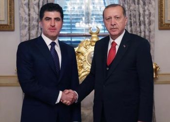 نێچیرڤان بارزانی لە پەیوەندییەکی تەلەفۆنیدا پیرۆزبایی له‌ ئه‌ردۆغان ده‌كات
