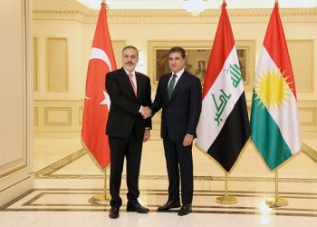 نێچیرڤان بارزانی له‌گه‌ڵ وه‌زیری ده‌ره‌وه‌ی توركیا كۆبووه‌وه‌‏