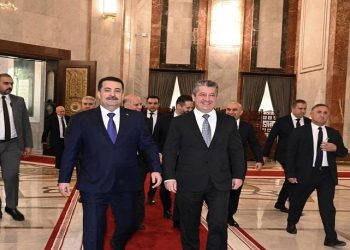 كۆبوونەوەی مەسروور بارزانی و محەمەد شیاع سوودانی دەستی پێ‌ كرد