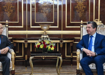 سەرۆکوەزیران مەسرور بارزانی و کونسوڵی نوێی چین لە هەرێمی کوردستان کۆبوونەوە