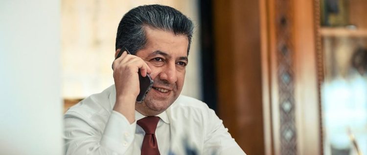 مەسرور بارزانی پیرۆزبایی لە سکرتێری گشتیی یەکێتیی نەتەوەیی دیموکراتی کوردستان دەکات