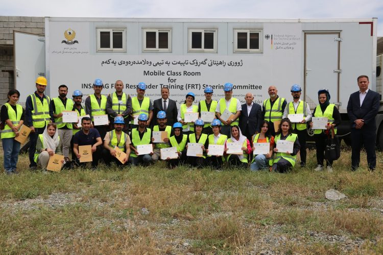 بە هاوکارى ڕێکخراوێکى ئەڵمانى خولێکى هۆشیاریى کۆتایى هات