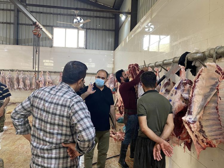 ڕێنمایی تەندروستی بە گۆشتفرۆشانی سۆران درا