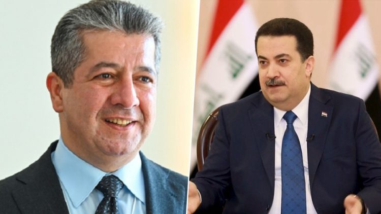 سەرۆکی حکوومەت پەیامێکی پیرۆزبایی لە سەرۆک وەزیرانی عێراقی فیدراڵەوە پێگەیشت