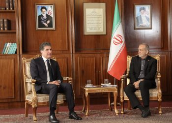نێچیرڤان بارزانی له‌گه‌ڵ پزشكیان كۆبووه‌وه‌