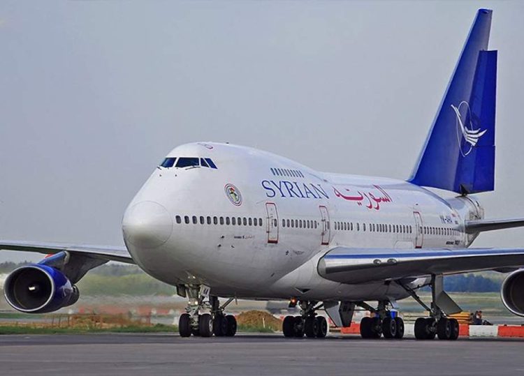 گەشتە ئاسمانییەكانی عێراق بۆ سوریا راگیران