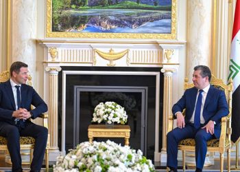 سەرۆک وەزیران مەسرور بارزانی و وه‌زيرى به‌رگريى ئيستۆنيا پەرەپێدانی پەیوەندییەکان تاوتوێ دەکەن