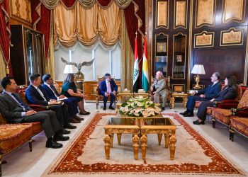 سەرۆك بارزانی، پێشوازیی لە هەڵسووڕێنەری كاروباری باڵوێزخانەی ئەمریكا لە عێراق كرد