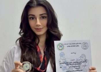 كچە وەرزشوانێكی سۆران بووە پاڵەوان لە ئاستی هەرێمی کوردستان