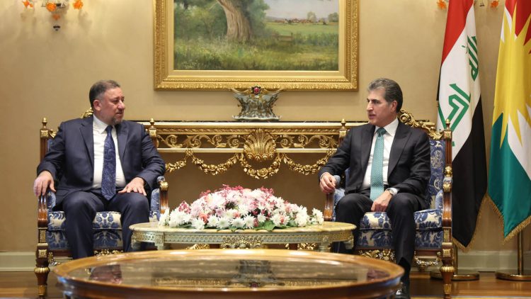 نێچیرڤان بارزانی و خەمیس خەنجەر، پرسی هەڵبژاردنی پەرلەمانی عێراق تاوتوێ دەکەن