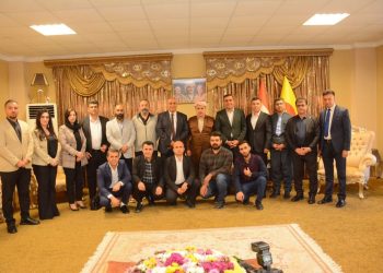 سیداد بارزانی پێشوازی لە ستافی دەزگای زاری كرمانجی كرد