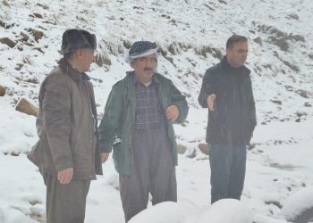 لە نێو بەفری پڕژە سەرچاوەی ئاوی چۆمان چاككرایەوە