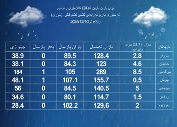 ئەمساڵ زۆرترین باران لە مێرگەسۆر باریووە