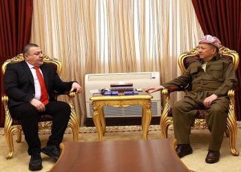 سەرۆك بارزانی پێشوازیی لە سكرتێری گشتیی كۆنگرەی نیشتمانیی عێراق دەكات