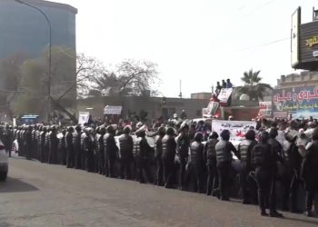 لە بەغدا، خۆپێشاندانه‌ و بەشێک لە بازاڕەکان داخران