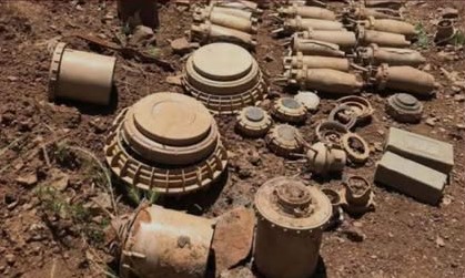 ملیۆنان مەتر زەوی پیسبوو بە مین و تەقەمەنی لە كوردستان ماون