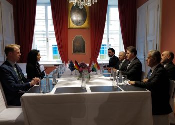 نێچیرڤان بارزانی و وەزیری كاروبارى ئابوورى و وزه‌ى ئەڵمانیا كۆبوونەوە