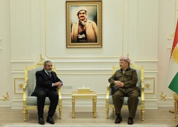 سەرۆك بارزانی پێشوازی لە ئەمینداری گشتیی یەكگرتووی ئیسلامی دەكات