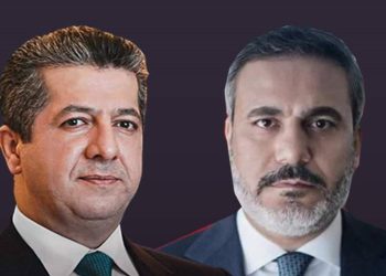 سەرۆکی حکومەت و وەزیری دەرەوەی تورکیا گفتوگۆ لەبارەی دۆخی گشتیی ناوچەکە دەکەن
