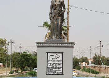 یەکێتی ئافرتانی کوردستان، پەیکەرێکی بۆ شەهید “لەیلا قاسم” دروست کرد