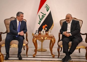 سەرۆکی حکوومەت لەگەڵ سەرۆک وەزیرانی پێشووتر عادل عەبدولمەهدی کۆبووەوە