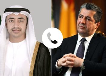سەرۆکی حکوومەت و وەزیری دەرەوەی دەوڵەتی ئیمارات دۆخی گشتیی ناوچەکەیان تاوتوێ کرد