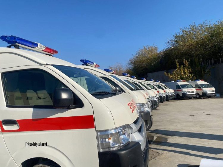 لەسەر ڕاسپاردەی مەسرور بارزانی 10 ئامبولانسی پێشكەوتوو پێشكەش بە ئیدارەی سۆران كران