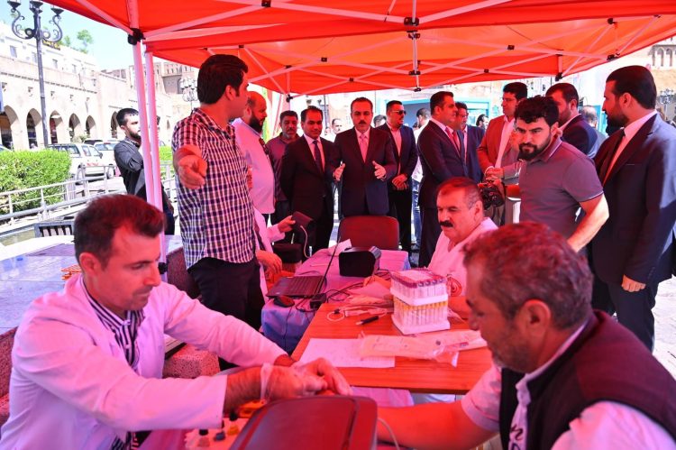 ڕۆژی جیهانی خوێنبەخشین بەرز ڕاگیرا