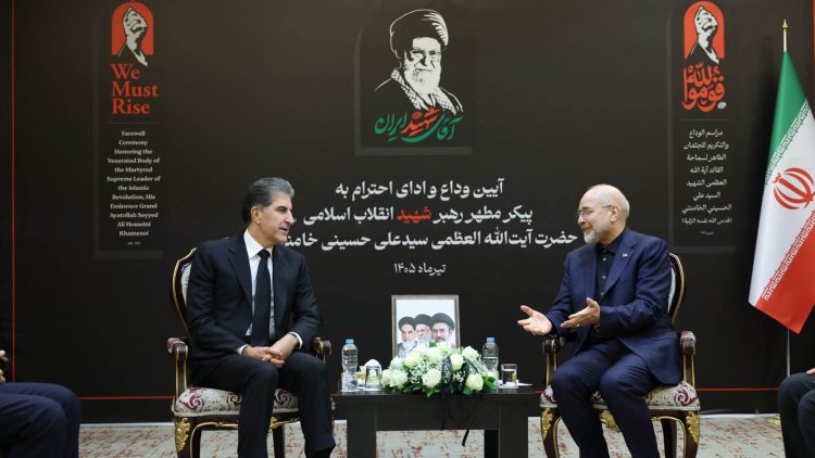 نێچیرڤان بارزانی و قالیباف جەختیان لە پەرەپێدانی پەیوەندییە مێژووییەکانی هەولێر و تاران کردەوە
