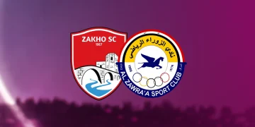 زاخۆ بۆ یاریی لووتکە لە بەغدایە و بەرامبەر زەورا یاریی دەکات