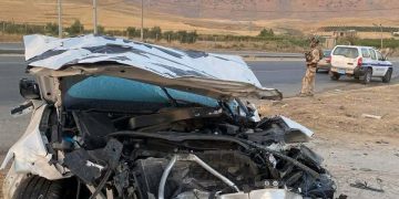 لە ڕووداوێکی هاتووچۆدا کەسێک گیانی لەدەستدا و سێ کەسی تر بریندار بوون