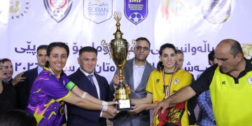 پاڵەوانییەتی شەش یاریزانی کچان بە بردنەوەی یانەی کچانی هەولێر کۆتای هات