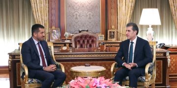 سەرۆكی هەرێمی كوردستان پێشوازی لە پەرلەمانتارێكی ئەڵمانی دەكات