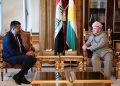 سەرۆك بارزانی پێشوازی لە پەرلەمانتارێكی ئەڵمانیا دەكات
