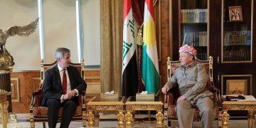سەرۆك بارزانی پێشوازی لە كونسوڵی گشتیی ئەڵمانیا لە هەولێر دەكات