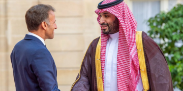 ماکرۆن و بن سەلمان لە پاریس کۆبوونەوە