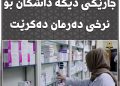 لە هەرێمی کوردستان جارێکی دیکە داشکان بۆ نرخی دەرمان دەکرێت